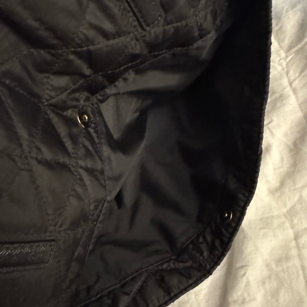 Black Quilted Tote Bag - Picture 10 of 10